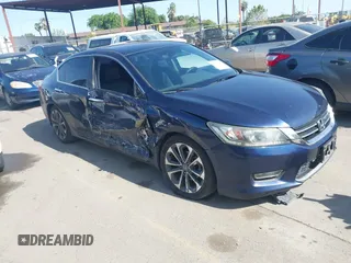 2013 Honda Accord Sport with VIN 1HGCR2F55DA139446, listed as a IAAI auction lot 41991636 with 178,272 mi miles and . Bid and sale history available at DreamBid. Image 1.
