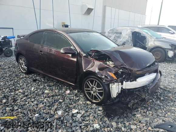 2008 Scion tC Spec with VIN JTKDE167680239778, listed as a Copart auction lot 55767875 with 188,292 mi miles and Salvage Title. Bid and sale history available at DreamBid. Image 4.