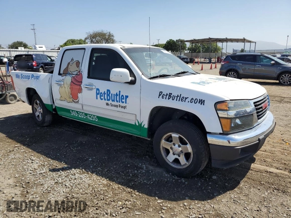 2012 GMC Canyon SLE1 with VIN 1GTD5MFE7C8107808, listed as a Copart auction lot 69272484 with 208,625 mi miles and Salvage Title. Bid and sale history available at carsss.com. Image 4.