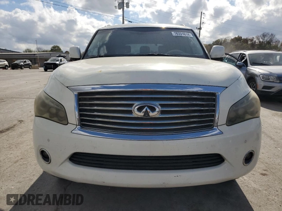 2012 Infiniti QX56 8-passenger with VIN JN8AZ2NDXC9716412, listed as a Copart auction lot 78331614 with 198,909 mi miles and Clean Title. Bid and sale history available at carsss.com. Image 5.