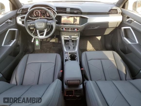 2024 Audi Q3 S line Premium Plus with VIN WA1EECF37R1174868, listed as a Copart auction lot 61827255 with 1,054 mi miles and Salvage title. Bid and sale history available at DreamBid. Image 8.