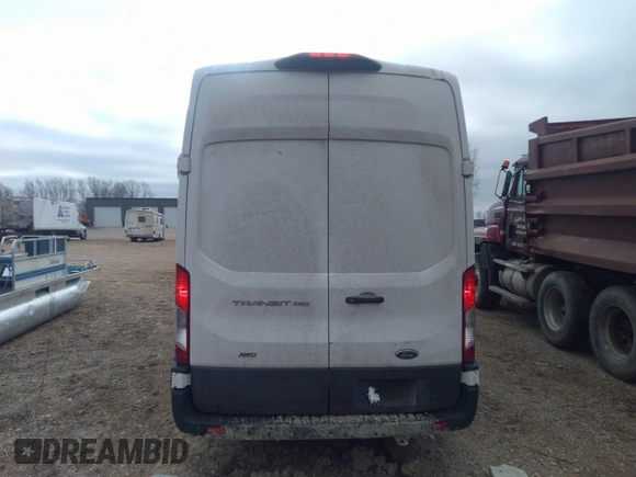 2022 Ford Transit Cargo with VIN 1FTBR3U84NKA63761, listed as a IAAI auction lot 41100280 with 90,993 mi miles and . Bid and sale history available at DreamBid. Image 17.