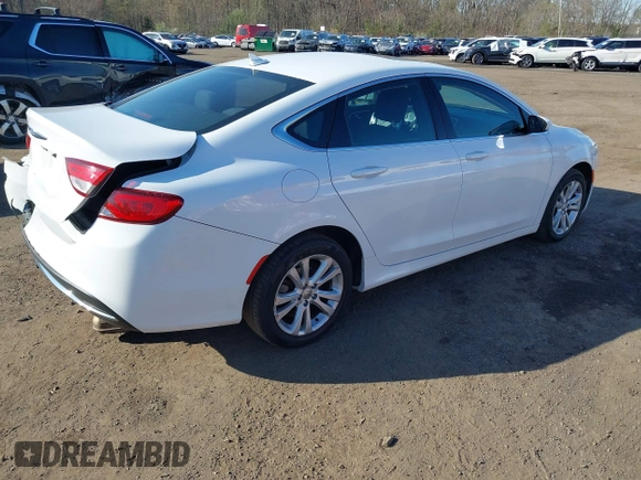 2015 Chrysler 200 Limited with VIN 1C3CCCAB9FN642822, listed as a IAAI auction lot 42044630 with 85,765 mi miles and . Bid and sale history available at DreamBid. Image 4.