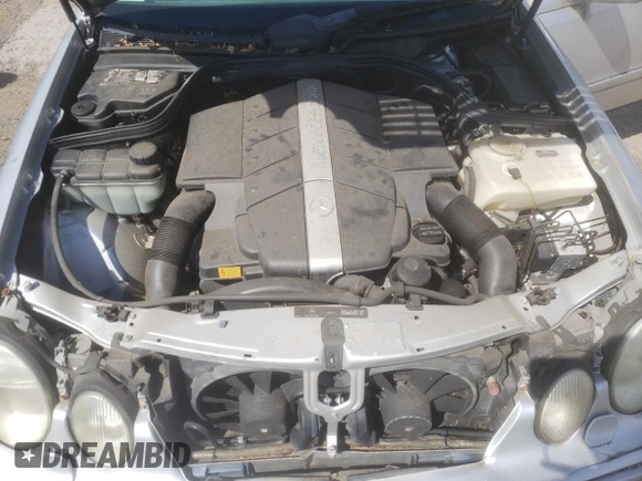 2002 Mercedes-Benz CLK 320/430 with VIN WDBLJ70G92F201684, listed as a Copart auction lot 58560824 with 92,983 mi miles and Non Repairable. Bid and sale history available at DreamBid. Image 11.