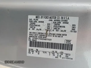 2002 Ford F-150 XL with VIN 1FTRF172X2NB77521, listed as a Copart auction lot 43993885 with 339,289 mi miles and Salvage Title. Bid and sale history available at carsss.com. Image 14.
