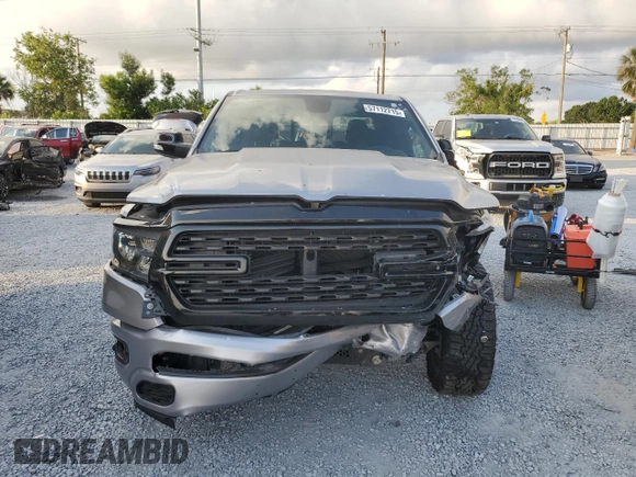2022 Ram 1500 Big Horn with VIN 1C6SRFBT5NN144489, listed as a Copart auction lot 57112715 with 52,933 mi miles and Non repairable. Bid and sale history available at DreamBid. Image 5.