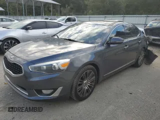 2015 Kia Cadenza Premium with VIN KNALN4D72F5186579, listed as a Copart auction lot 80025434 with 215,273 mi miles and Salvage Title. Bid and sale history available at carsss.com. Image 1.