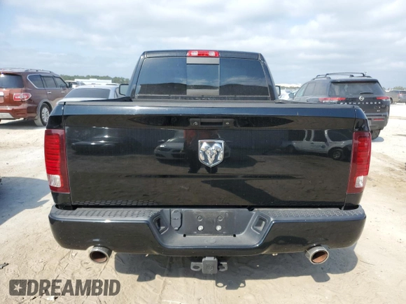 2014 Ram 1500 R/T with VIN 3C6JR6CT0EG290186, listed as a Copart auction lot 75236354 with 45,471 mi miles and Salvage Title. Bid and sale history available at carsss.com. Image 6.