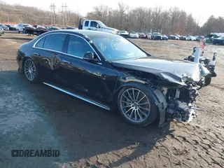 2023 Mercedes-Benz S-Class S 500 with VIN W1K6G6DB2PA173405, listed as a IAAI auction lot 41238647 with 8,825 mi miles. Bid and sale history available at carsss.com. Image 1.
