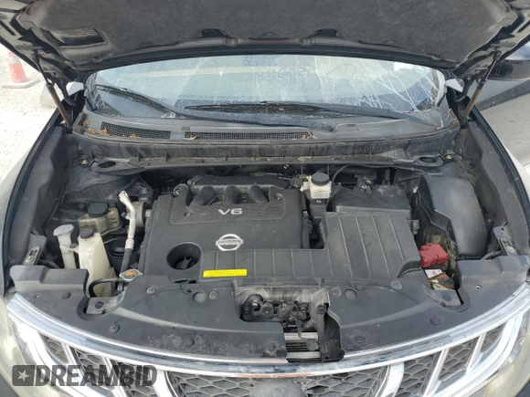 2014 Nissan Murano LE with VIN JN8AZ1MU4EW409057, listed as a Copart auction lot 45227415 with 128,579 mi miles and Salvage Title. Bid and sale history available at carsss.com. Image 12.