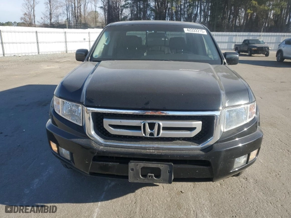 2010 Honda Ridgeline RTL with VIN 5FPYK1F53AB010683, listed as a Copart auction lot 42222215 with 136,816 mi miles and Salvage Title. Bid and sale history available at carsss.com. Image 5.