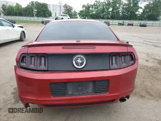 2013 Ford Mustang V6 with VIN 1ZVBP8AM2D5278022, listed as a Copart auction lot 61308145 with 96,275 mi miles and Salvage title. Bid and sale history available at DreamBid. Image 6.