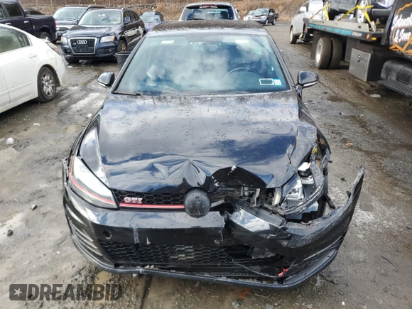 2017 Volkswagen Golf GTI Autobahn with VIN 3VW547AU8HM061459, listed as a Copart auction lot 81270054 with 99,438 mi miles and Salvage Title. Bid and sale history available at carsss.com. Image 5.