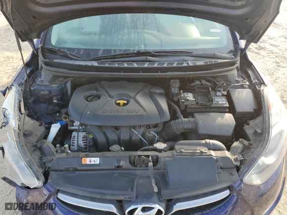 2013 Hyundai Elantra Limited with VIN 5NPDH4AE5DH232677, listed as a Copart auction lot 44137355 with 97,070 mi miles and Salvage Title. Bid and sale history available at carsss.com. Image 11.