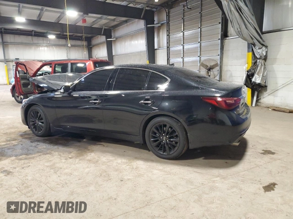 2022 Infiniti Q50 LUXE with VIN JN1EV7BR8NM340673, listed as a Copart auction lot 52626785 with 26,248 mi miles and Salvage Title. Bid and sale history available at carsss.com. Image 2.