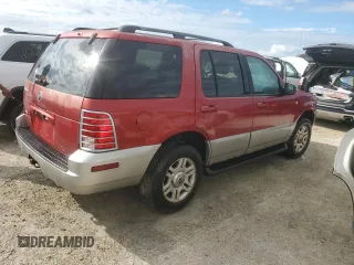 2002 Mercury Mountaineer z VIN 4M2ZU66K52UJ34838, wystawiony jako Copart lot #74666154 z przebiegiem 269 269 mil mil oraz Nie do naprawy • Non repairable. Historia ofert i sprzedaży dostępna na DreamBid. Obrazek 3.