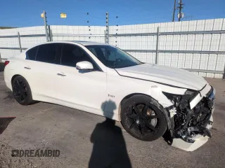 2016 Infiniti Q50 Red Sport 400 с VIN JN1FV7AR9GM451418, выставлен на аукционе Copart как лот 55156565 с пробегом 83 859 миль миль и Списание • Salvage title. История ставок и продаж доступна на DreamBid. Изображение 4.