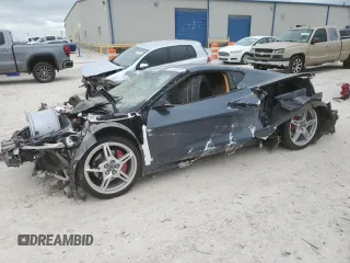 2020 Chevrolet Corvette 3LT with VIN 1G1Y82D45L5100082, listed as a Copart auction lot 71076334 with 0 mi miles and Salvage Title. Bid and sale history available at carsss.com. Image 1.
