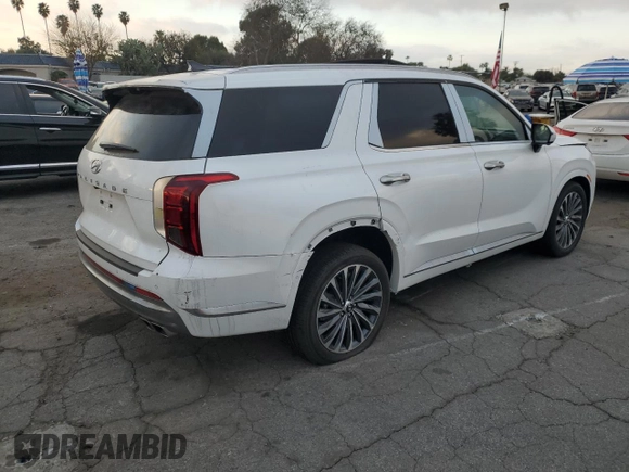 2024 Hyundai Palisade Calligraphy z VIN KM8R74GE4RU798760, wystawiony jako Copart lot #85538754 z przebiegiem Nie podano mil oraz Czysty tytuł • Clean title. Historia ofert i sprzedaży dostępna na DreamBid. Obrazek 3.