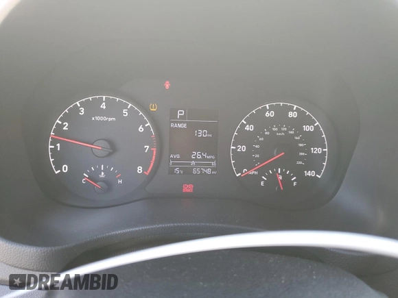 2018 Hyundai Accent SEL with VIN 3KPC24A30JE032852, listed as a Copart auction lot 82771884 with 65,748 mi miles and Salvage Title. Bid and sale history available at carsss.com. Image 9.