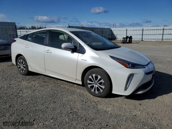 2019 Toyota Prius LE with VIN JTDL9RFU3K3005051, listed as a Copart auction lot 40269573 with 57,345 mi miles. Bid and sale history available at carsss.com. Image 4.