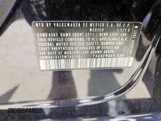 2014 Volkswagen Jetta GLI Edition 30 z VIN 3VW4S7AJ1EM390796, wystawiony jako Copart lot #61292085 z przebiegiem 138 224 mil mil oraz Czysty tytuł • Clean title. Historia ofert i sprzedaży dostępna na DreamBid. Obrazek 12.
