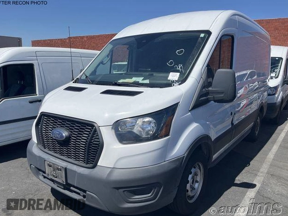 2021 Ford Transit Cargo with VIN 1FTYE1C85MKA78151, listed as a IAAI auction lot 42764958 with 95,102 mi miles and . Bid and sale history available at DreamBid. Image 13.