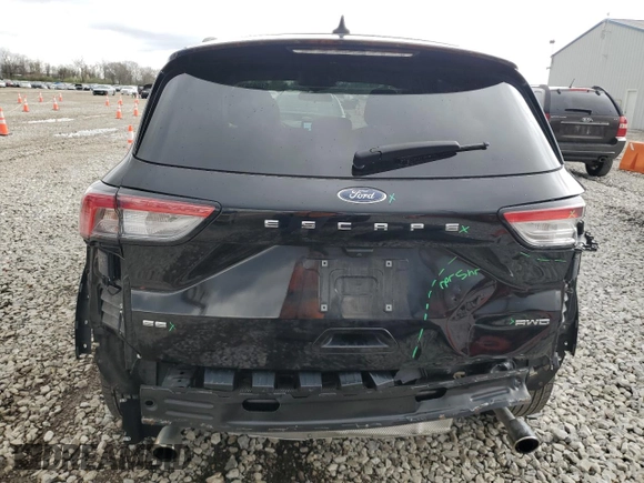2022 Ford Escape SE with VIN 1FMCU9G64NUA79667, listed as a Copart auction lot 51602575 with 14,141 mi miles and Salvage Title. Bid and sale history available at DreamBid. Image 6.