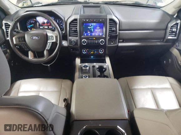 2021 Ford Expedition Max XLT with VIN 1FMJK1JT1MEA19867, listed as a Copart auction lot 47350405 with 77,658 mi miles and Salvage Title. Bid and sale history available at DreamBid. Image 8.