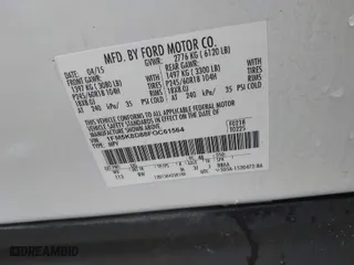 2015 Ford Explorer XLT with VIN 1FM5K8D88FGC61564, listed as a IAAI auction lot 41649282 with 111,804 mi miles. Bid and sale history available at carsss.com. Image 9.