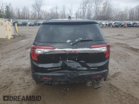 2022 GMC Acadia SLE z VIN 1GKKNRL46NZ100740, wystawiony jako Copart lot #84398654 z przebiegiem 62 187 mil mil oraz Szkoda całkowita • Salvage title. Historia ofert i sprzedaży dostępna na DreamBid. Obrazek 6.