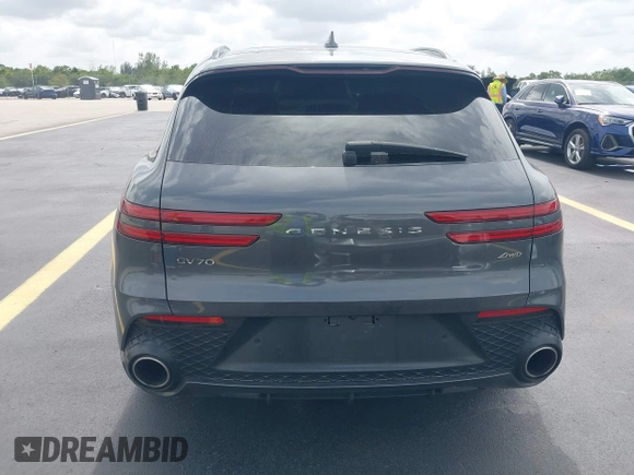 2023 Genesis GV70 2.5T with VIN KMUMADTBXPU094777, listed as a IAAI auction lot 42447363 with 31,683 mi miles and . Bid and sale history available at DreamBid. Image 16.