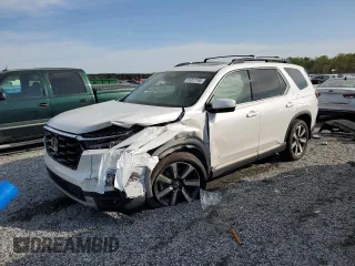 2024 Honda Pilot Touring with VIN 5FNYG1H7XRB017067, listed as a Copart auction lot 51317195 with 12,538 mi miles and Salvage Title. Bid and sale history available at carsss.com. Image 1.