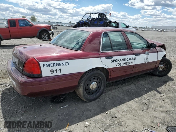 2009 Ford Police Interceptor with VIN 2FAHP71V59X129891, listed as a Copart auction lot 56601354 with Not provided miles and Salvage title. Bid and sale history available at DreamBid. Image 3.