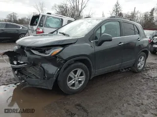 2017 Chevrolet Trax LT with VIN 3GNCJLSB5HL232190, listed as a IAAI auction lot 41704386 with 74,347 mi miles. Bid and sale history available at carsss.com. Image 2.