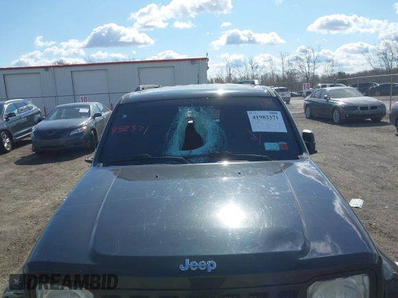 2012 Jeep Liberty Sport with VIN 1C4PJMAK8CW182731, listed as a IAAI auction lot 41982371 with 216,863 mi miles. Bid and sale history available at carsss.com. Image 6.