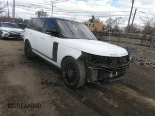 2018 Land Rover Range Rover z VIN SALGR2RV6JA383848, wystawiony jako IAAI lot #41938173 z przebiegiem 93 534 mil mil oraz . Historia ofert i sprzedaży dostępna na DreamBid. Obrazek 1.