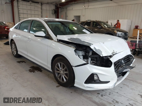 2019 Hyundai Sonata SE with VIN 5NPE24AF8KH790003, listed as a IAAI auction lot 41353854 with 84,442 mi miles and . Bid and sale history available at carsss.com. Image 1.