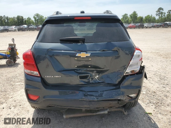 2021 Chevrolet Trax LT with VIN KL7CJPSB0MB325921, listed as a Copart auction lot 56986325 with 78,937 mi miles and Salvage title. Bid and sale history available at DreamBid. Image 6.