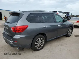 2018 Nissan Pathfinder SL with VIN 5N1DR2MN3JC636447, listed as a Copart auction lot 80067074 with 124,556 mi miles and Non Repairable. Bid and sale history available at carsss.com. Image 3.