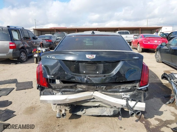2018 Cadillac CT6 Luxury AWD with VIN 1G6KD5RS4JU100954, listed as a IAAI auction lot 41512623 with NaN miles. Bid and sale history available at carsss.com. Image 17.