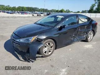 2020 Hyundai Elantra SEL with VIN 5NPD84LF7LH543760, listed as a Copart auction lot 55917154 with 112,425 mi miles and Salvage Title. Bid and sale history available at carsss.com. Image 1.
