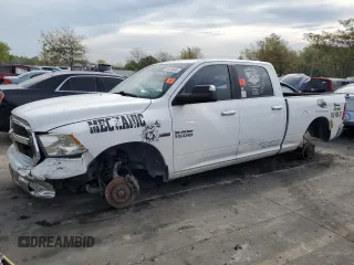 2018 Ram 1500 Big Horn with VIN 1C6RR7TT5JS115296, listed as a Copart auction lot 71619344 with 107,361 mi miles and Salvage title. Bid and sale history available at DreamBid. Image 1.