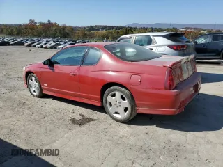 2007 Chevrolet Monte Carlo SS with VIN 2G1WL16C279152105, listed as a Copart auction lot 77103744 with 102,806 mi miles and Salvage Title. Bid and sale history available at carsss.com. Image 2.