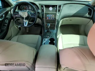 2018 Infiniti Q50 2.0t LUXE with VIN JN1CV7AP3JM240319, listed as a Copart auction lot 52751455 with 74,837 mi miles and Clean Title. Bid and sale history available at carsss.com. Image 8.