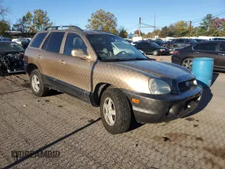 2004 Hyundai Santa Fe GLS with VIN KM8SC73D94U722035, listed as a Copart auction lot 74596014 with 122,920 mi miles and Salvage Title. Bid and sale history available at carsss.com. Image 4.