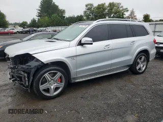 2015 Mercedes-Benz GL-Class GL 63 AMG with VIN 4JGDF7EE7FA484101, listed as a Copart auction lot 72927794 with 128,669 mi miles and Salvage Title. Bid and sale history available at carsss.com. Image 1.