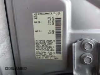 2012 Nissan Altima S z VIN 1N4AL2AP6CC193122, wystawiony jako IAAI lot #42311063 z przebiegiem 183 570 mil mil oraz . Historia ofert i sprzedaży dostępna na DreamBid. Obrazek 9.