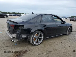 2018 Audi S4 Premium Plus with VIN WAUB4AF46JA143542, listed as a Copart auction lot 74772824 with 57,687 mi miles and Salvage Title. Bid and sale history available at carsss.com. Image 3.