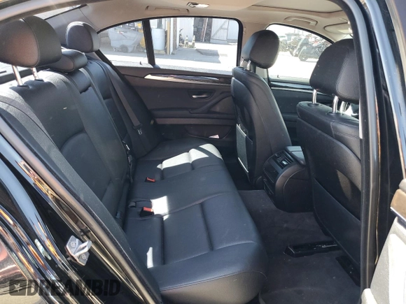 2015 BMW 5 Series 528i with VIN WBA5A5C5XFD522415, listed as a Copart auction lot 52563095 with 81,979 mi miles and Salvage Title. Bid and sale history available at carsss.com. Image 10.